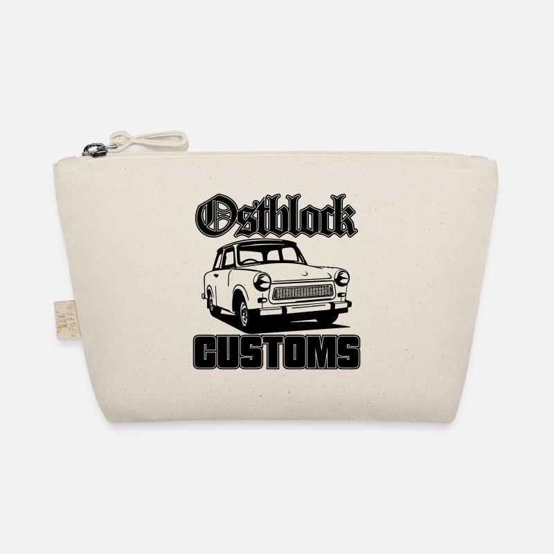 Farbe änderbar | Trabi Trabbi Ostblock Customs - Bio-Täschchen - Natur