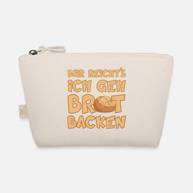 MIR REICHT'S ICH GEH BROT BACKEN - Bio-Täschchen - Natur