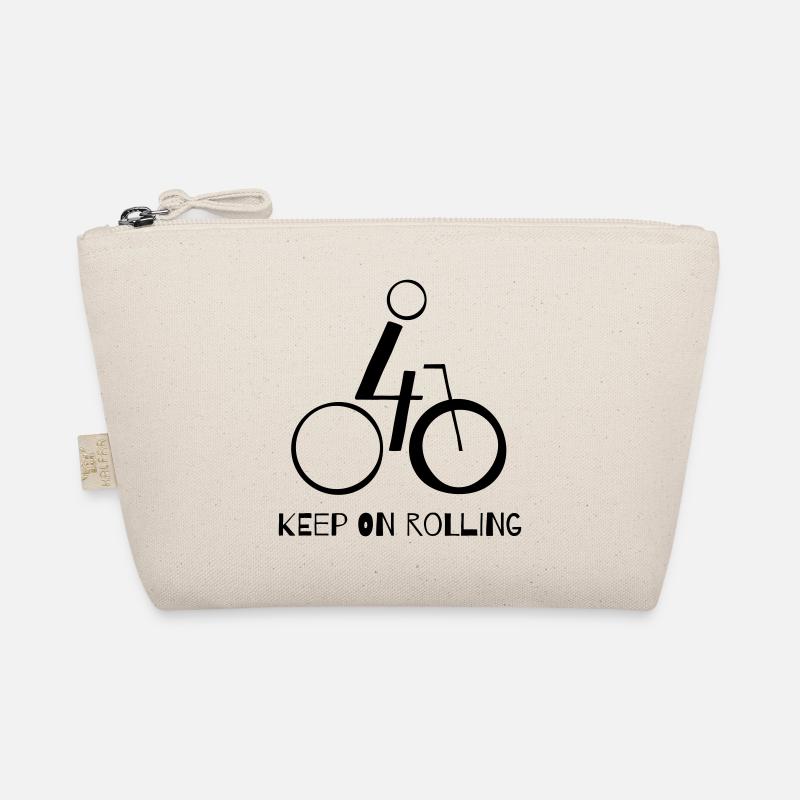 Ein Radfahrer feiert seinen 40. Geburtstag Bio-Täschchen