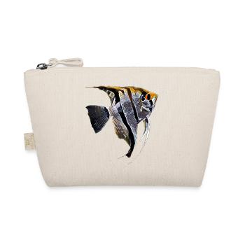 Kaiserfisch Tropischer Fischhalter Cichlid Fischfächer - Bio-Täschchen - Natur - Vorne