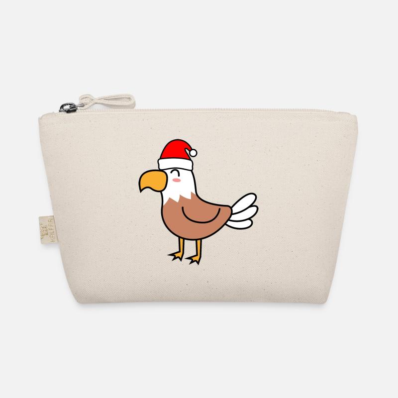 Adler Comic Weihnachten Xmas Bio-Täschchen