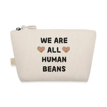 Menschliche Bohnen. Human beans. Trends are coming - Bio-Täschchen - Natur - Vorne