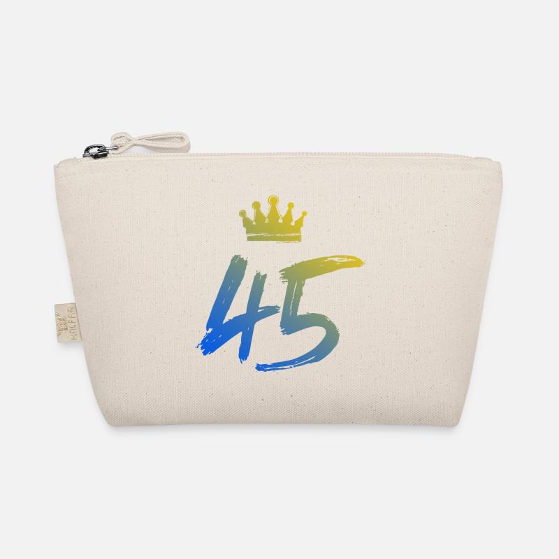45 Number crown Organic Pouch