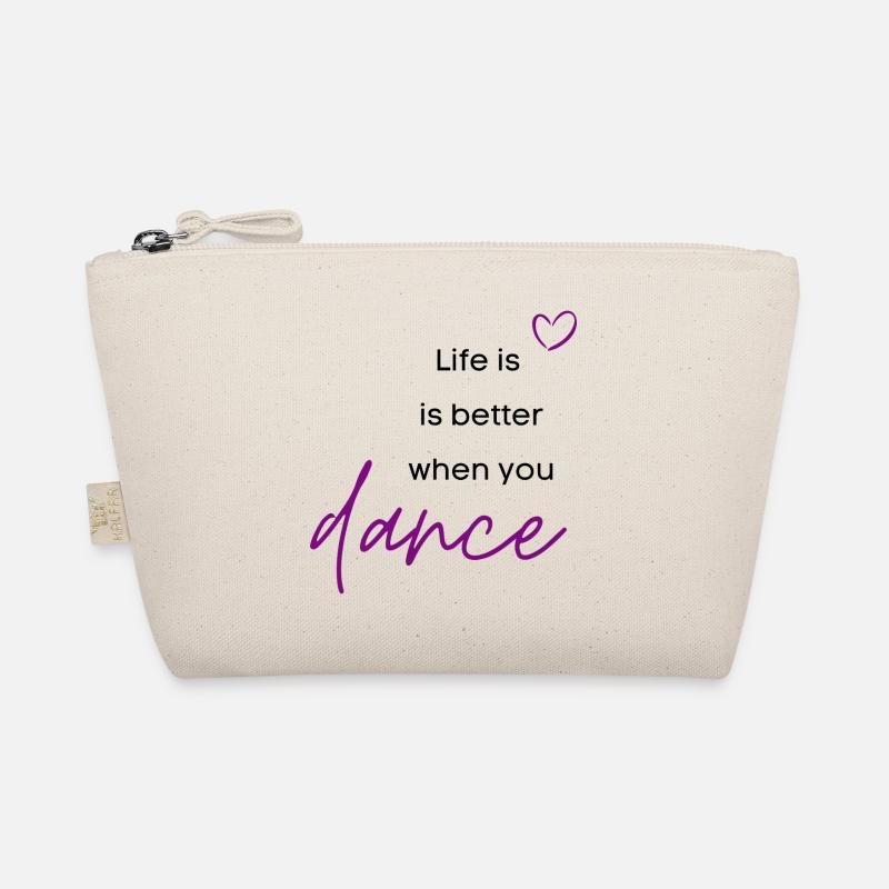 Life is better when you dance - Bio-Täschchen - Natur