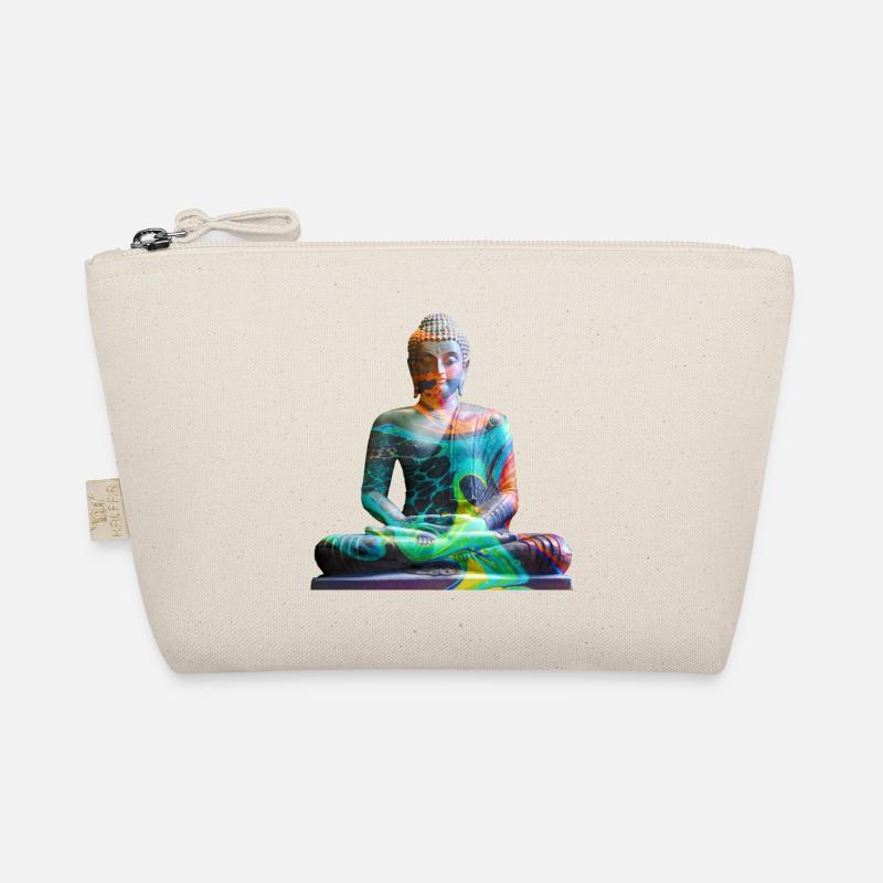 Multicolor Zen Buddha Organic Pouch
