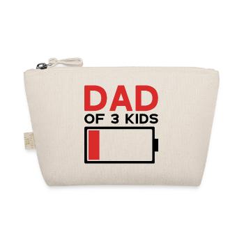 DAD OF 3 KIDS - Bio-Täschchen - Natur - Vorne