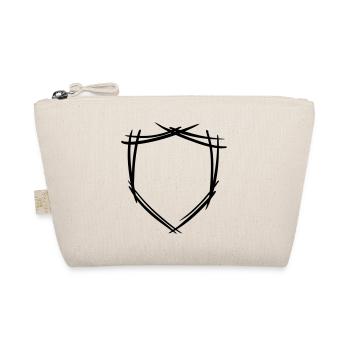 Symbole de bouclier / blason. Dessiné à la main. Modèle - Trousse biologique - nature - Devant