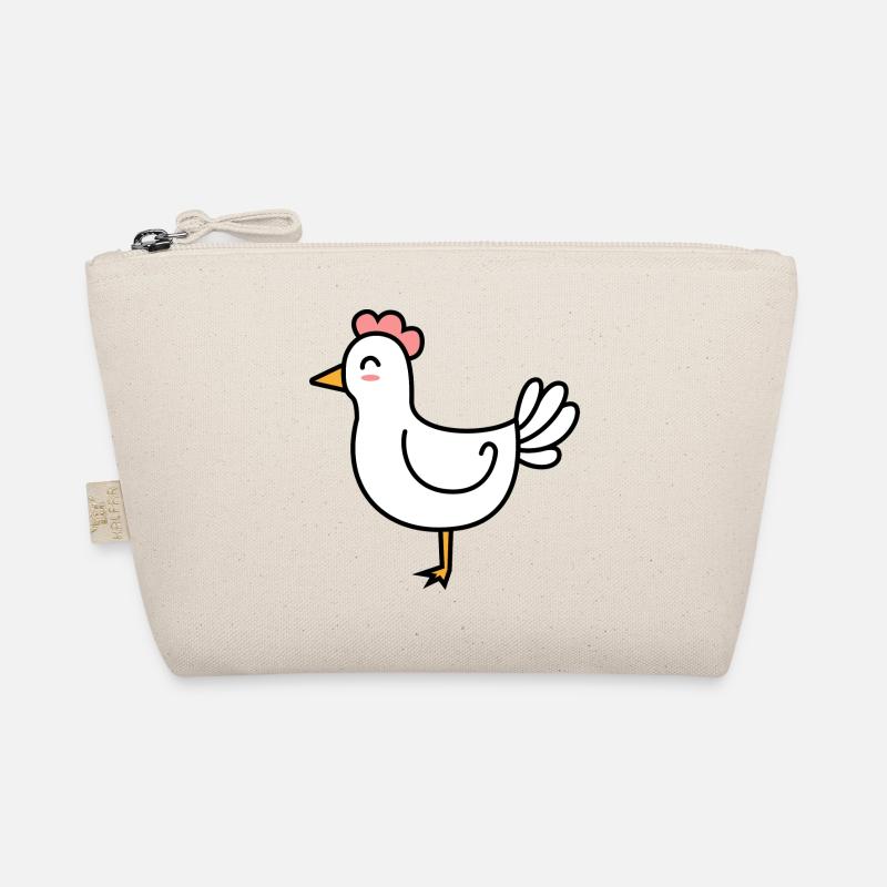 Huhn Comic Tier Bio-Täschchen