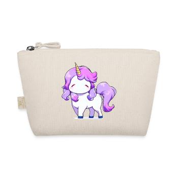 Unicorn Magic: Bright Colors, Vivid Dreams - Organic Pouch - nature - Front