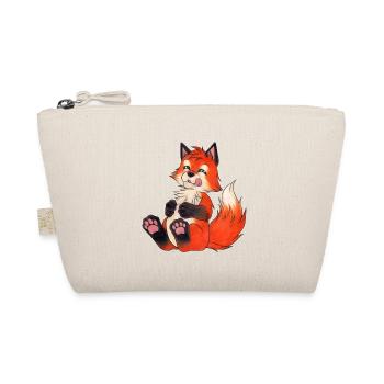 Niedlicher Fuchs mit Keksen Süßes Geschenk Diät - Bio-Täschchen - Natur - Vorne