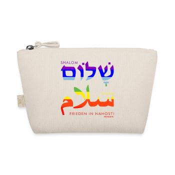 Shalom - Salaam - Frieden! - Bio-Täschchen - Natur - Vorne