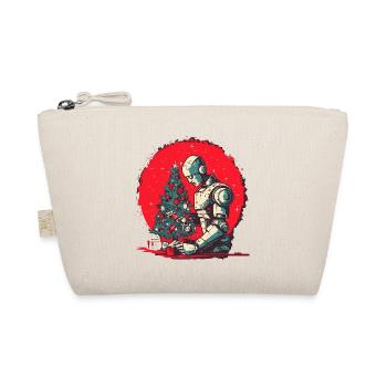 Christmas Time Cyborg - Organic Pouch - nature - Front