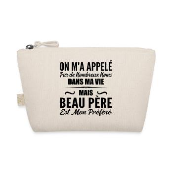 Appelé mais beau-père, cadeau beau-papa - Trousse biologique - nature - Devant