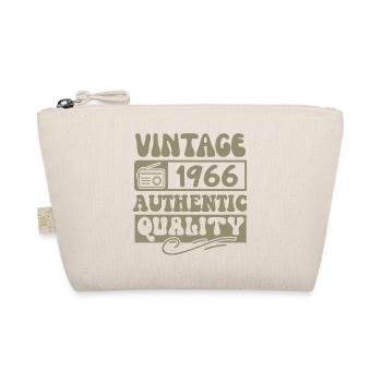 Authentisch 1966 Jahrgang 1966 - Jahrgang 1966 Retro - Bio-Täschchen - Natur - Vorne