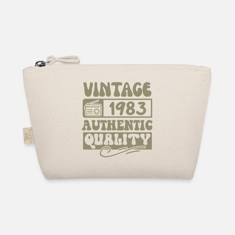 Authentic 1983 Vintage 1983 - Vintage 1983 Retro Organic Pouch
