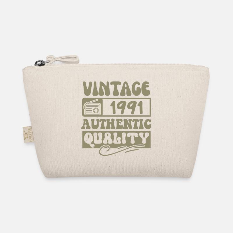 Authentic 1991 Vintage 1991 - Vintage 1991 Retro Organic Pouch