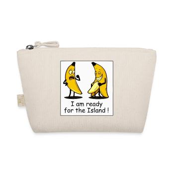 Ready for the island - Organic Pouch - nature - Front