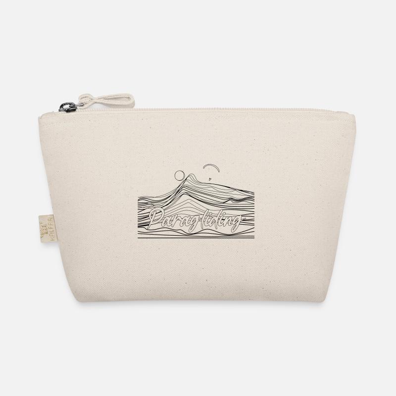 Paragling Lineart Slide Ski Organic Pouch