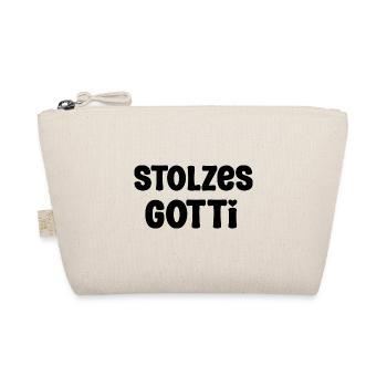 Stolzes Gotti Bestes Gotti Patentante Schweiz - Bio-Täschchen - Natur - Vorne