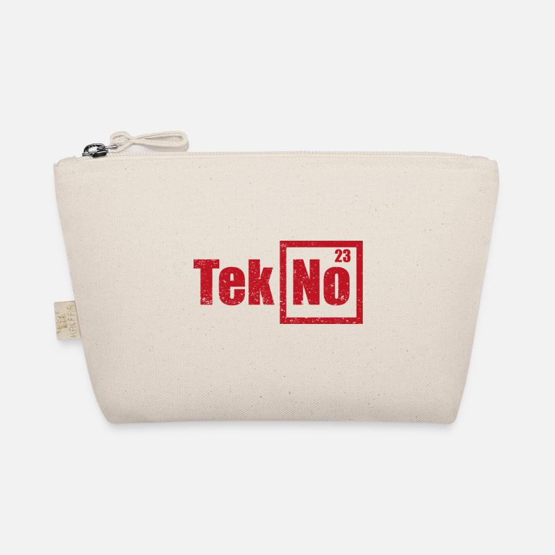 Techno Tekno Periodensystem Chemie Geschenk - Bio-Täschchen - Natur