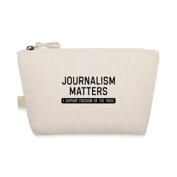 Journalism matters Journalist Reporter Geschenk - Bio-Täschchen - Natur - Vorne