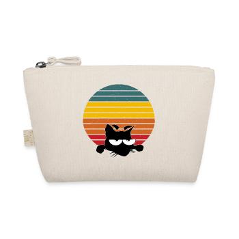 CHAT VINTAGE CHAT RÉTRO - Trousse biologique - nature - Devant