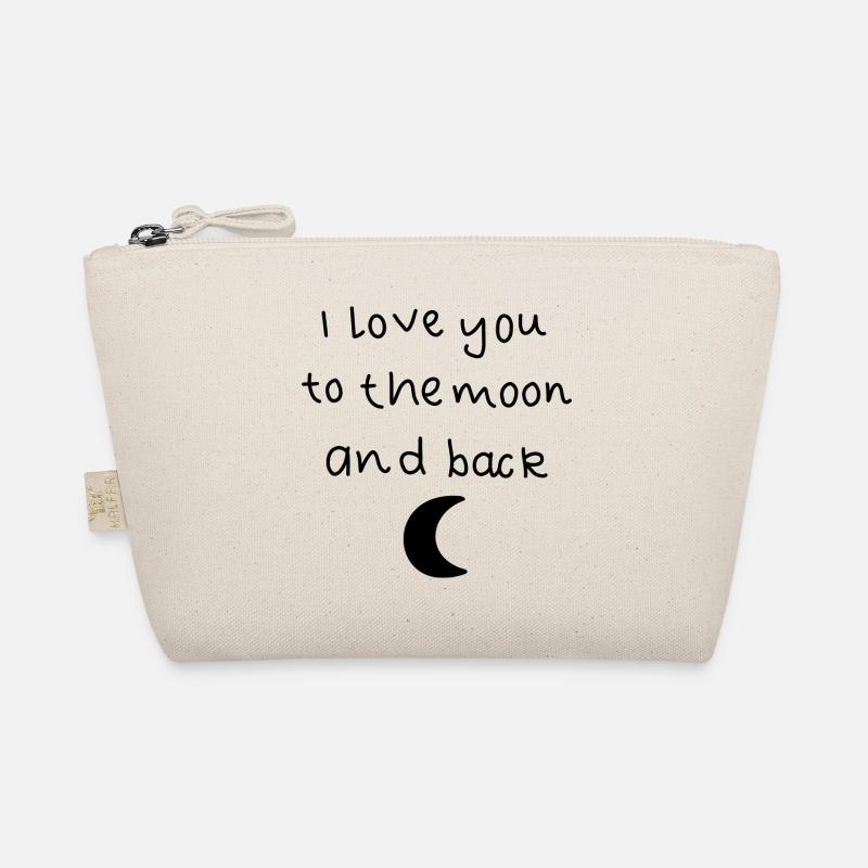 Love Moon Saying Organic Pouch