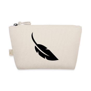Feather symbol - Organic Pouch - nature - Front