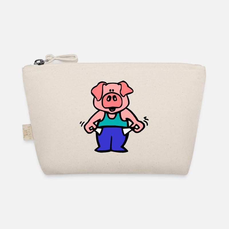 armes Schwein Bio-Täschchen