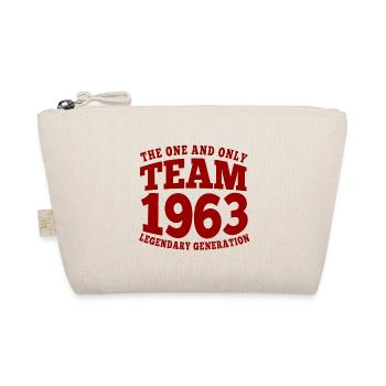 Team/Vintage/Generation 1963, 60th birthday 2023 - Organic Pouch - nature - Front
