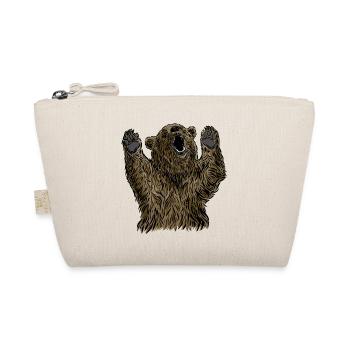 Motif d’ours à tête d’ours brun pour l’équipe d’ours bruns ou - Trousse biologique - nature - Devant