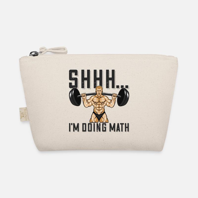 Bodybuilder Shhh je fais des maths barbell Trousse biologique