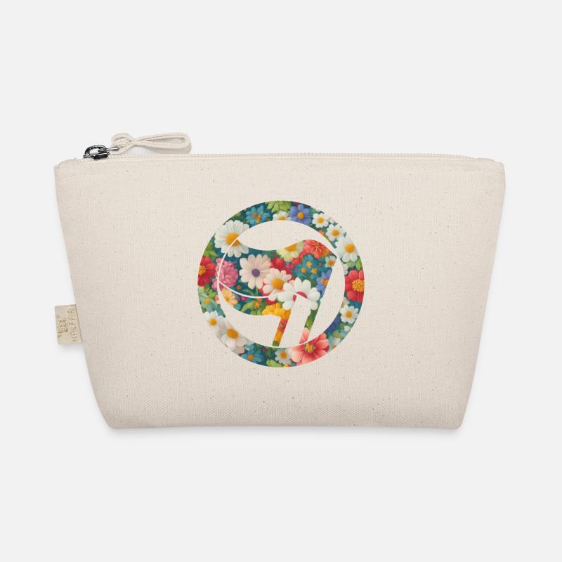 Antifa and flowers Organic Pouch