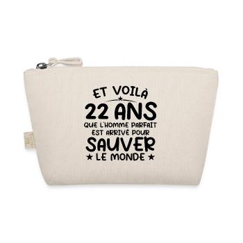 22 ans Cadeau anniversaire 22 ans Homme - Trousse biologique - nature - Devant