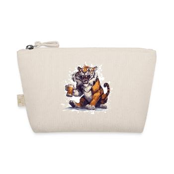Tiger Bier Lustig - Bio-Täschchen - Natur - Vorne