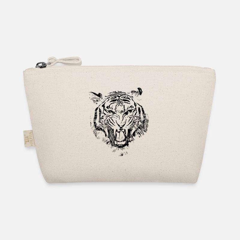 Tiger - Bio-Täschchen - Natur
