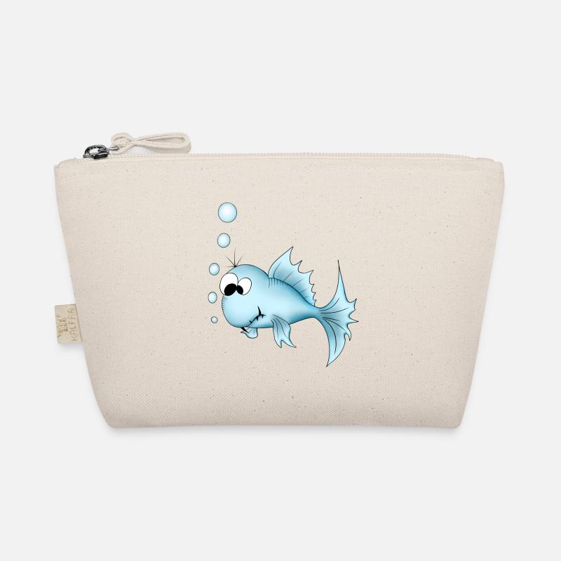 Fisch - Bio-Täschchen - Natur