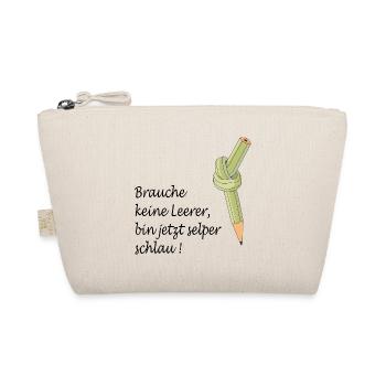 Schule - Bio-Täschchen - Natur - Vorne