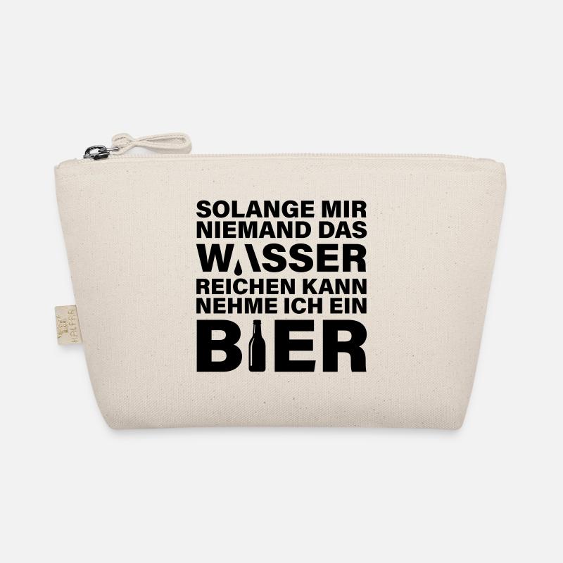 Wasser reichen Bier. Bio-Täschchen