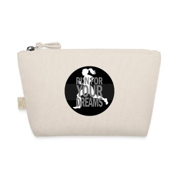 Run for your dream jogging Spruch - Trousse biologique - nature - Devant