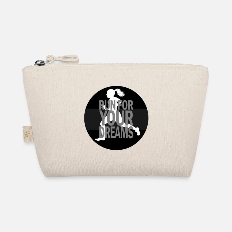 Run for your dream jogging saying Organic Pouch