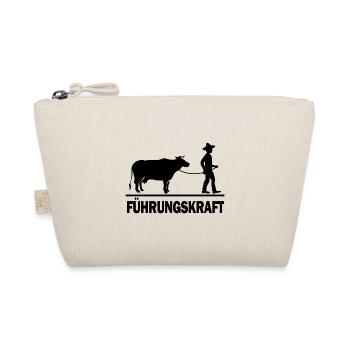 Führungskraft Bauer Landwirt Kuh Geschenk - Bio-Täschchen - Natur - Vorne