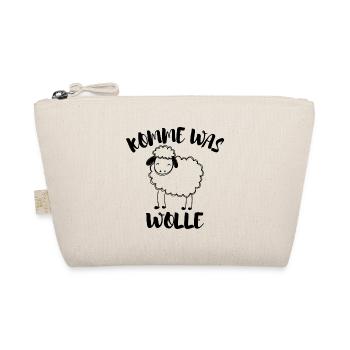 Komme was wolle Bauer Spruch Geschenk - Bio-Täschchen - Natur - Vorne