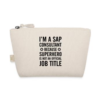I'm a sap consultant accountant profession gift - Organic Pouch - nature - Front