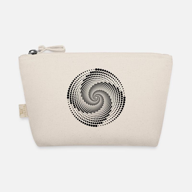 Spiral Buble - Bio-Täschchen - Natur