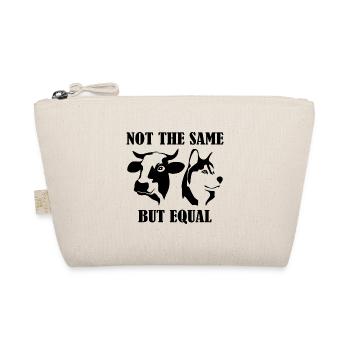 Not the same but equal gift plants vegan - Organic Pouch - nature - Front