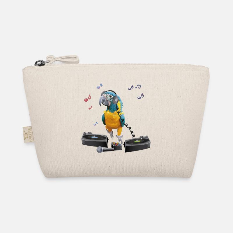 blue-bearded macaw Organic Pouch