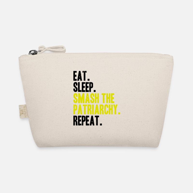 Eat Sleep Smash the Patriarchy Repeat Bio-Täschchen