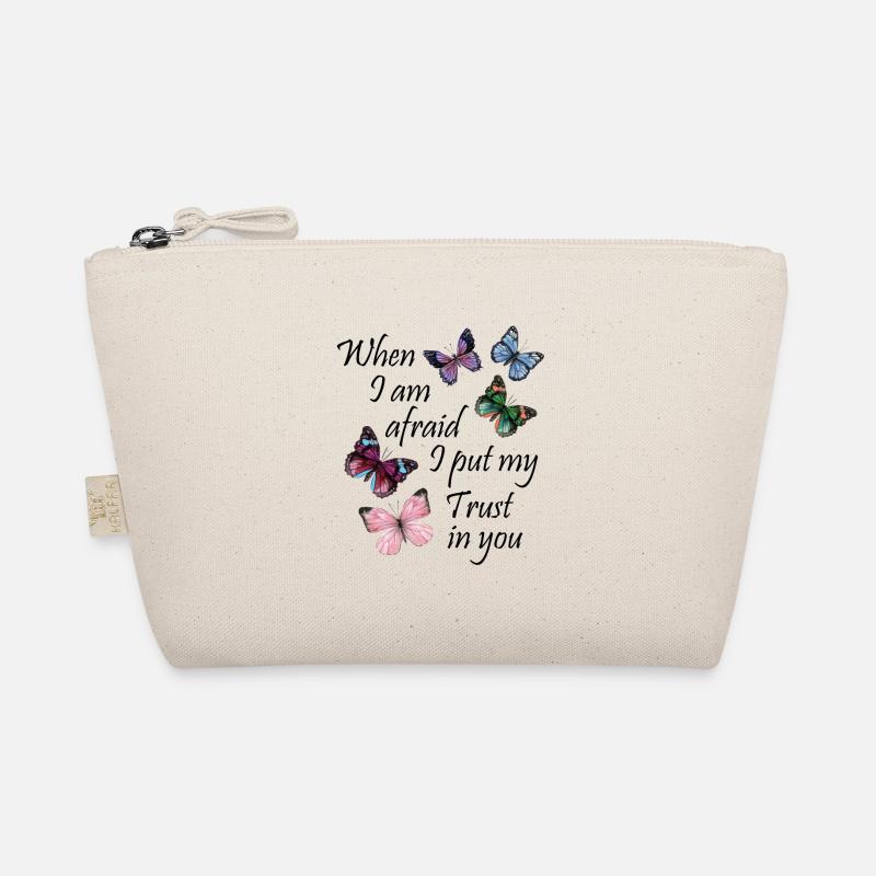 When I am afraid I put my Trust in you Geschenk Bio-Täschchen