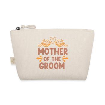 Mother Of The Groom-Wedding-Bride - Organic Pouch - nature - Front